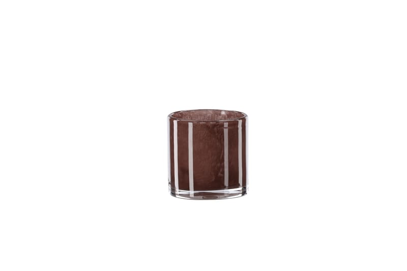 Glora Ljuslykta 8x8 cm - Brun - Inredning - Ljus & dofter - Ljusstake & ljuslykta