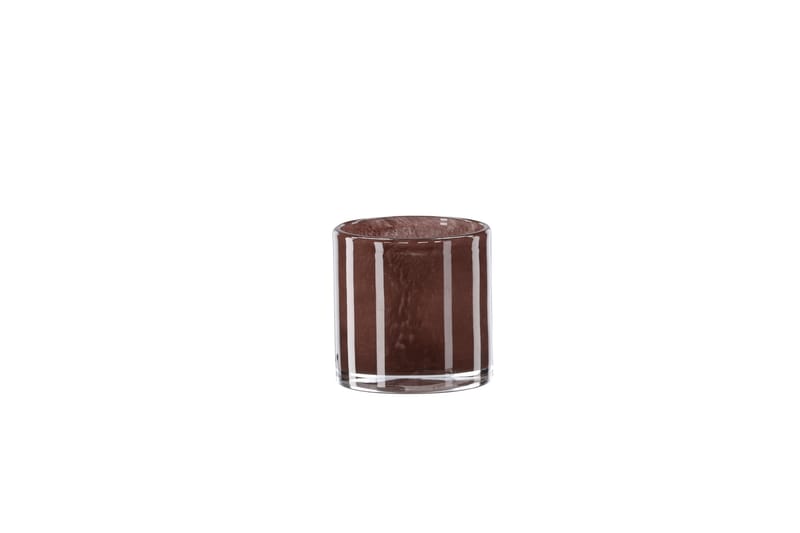 Glora Ljuslykta 8x8 cm - Brun - Inredning - Ljus & dofter - Ljusstake & ljuslykta