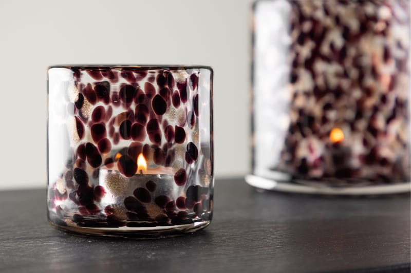 Glora Ljuslykta 8x8 cm - Svart - Inredning - Ljus & dofter - Ljusstake & ljuslykta