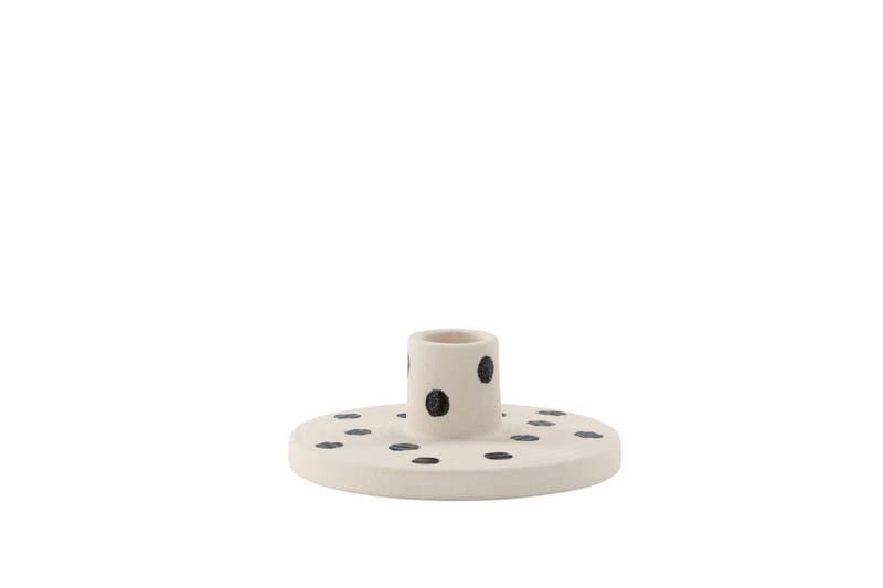 Bette Ljusstake 12x5 cm - Vit - Inredning - Ljus & dofter - Ljusstake & ljuslykta - Kandelaber & bordsljusstake