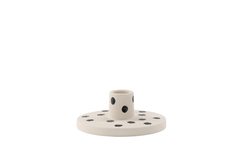 Bette Ljusstake 12x5 cm - Vit - Inredning - Ljus & dofter - Ljusstake & ljuslykta - Kandelaber & bordsljusstake