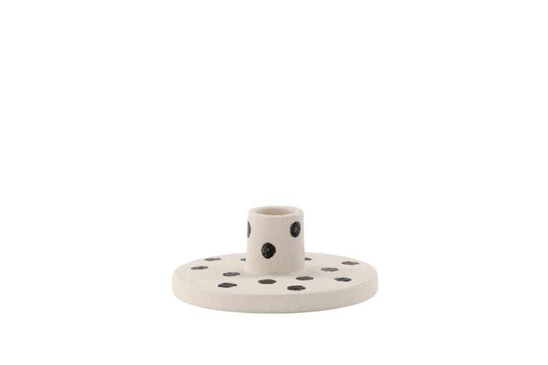 Bette Ljusstake 12x5 cm - Vit - Inredning - Ljus & dofter - Ljusstake & ljuslykta - Kandelaber & bordsljusstake
