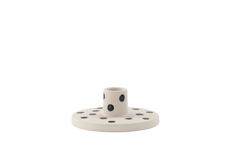 Bette Ljusstake 12x5 cm - Vit - Inredning - Ljus & dofter - Ljusstake & ljuslykta - Kandelaber & bordsljusstake