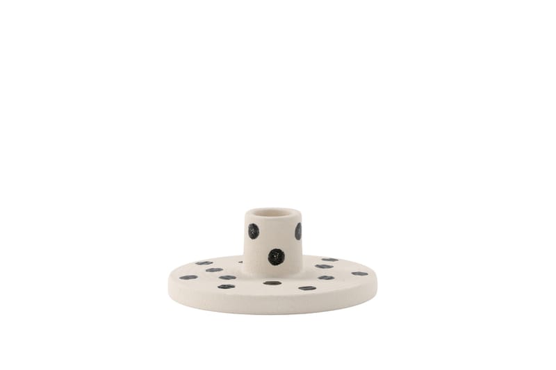 Bette Ljusstake 12x5 cm - Vit - Inredning - Ljus & dofter - Ljusstake & ljuslykta - Kandelaber & bordsljusstake