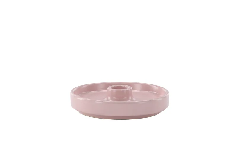 Bette Ljusstake 13x4 cm - Ljusrosa - Inredning - Ljus & dofter - Ljusstake & ljuslykta - Kandelaber & bordsljusstake