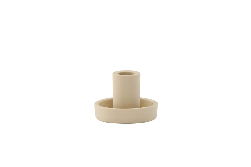 Ceco Ljusstake 11x5,6 cm - Beige - Inredning - Ljus & dofter - Ljusstake & ljuslykta - Kandelaber & bordsljusstake