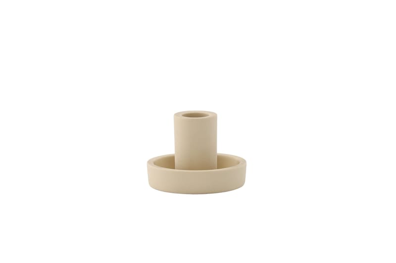 Ceco Ljusstake 11x5,6 cm - Beige - Inredning - Ljus & dofter - Ljusstake & ljuslykta - Kandelaber & bordsljusstake