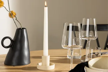 Ceco Ljusstake 11x5,6 cm - Beige - Inredning - Ljus & dofter - Ljusstake & ljuslykta - Kandelaber & bordsljusstake