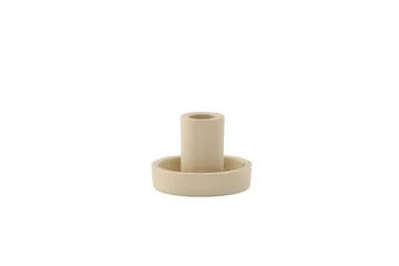 Ceco Ljusstake 11x5,6 cm - Beige - Inredning - Ljus & dofter - Ljusstake & ljuslykta - Kandelaber & bordsljusstake