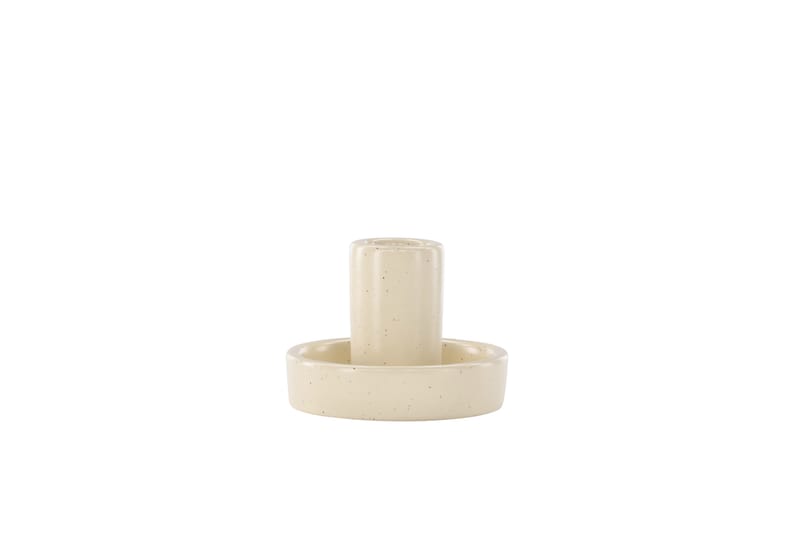 Ceco Ljusstake 11x5,6 cm - Beige - Inredning - Ljus & dofter - Ljusstake & ljuslykta - Kandelaber & bordsljusstake