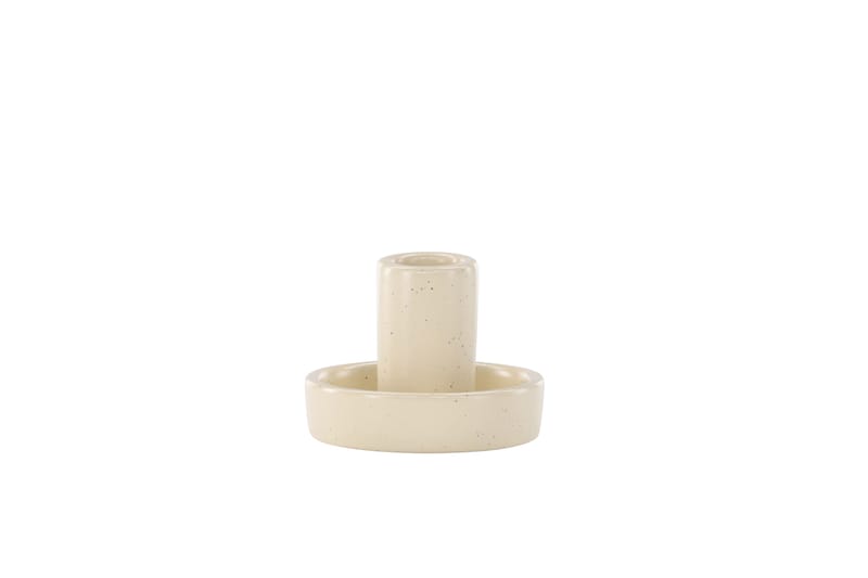 Ceco Ljusstake 11x5,6 cm - Beige - Inredning - Ljus & dofter - Ljusstake & ljuslykta - Kandelaber & bordsljusstake