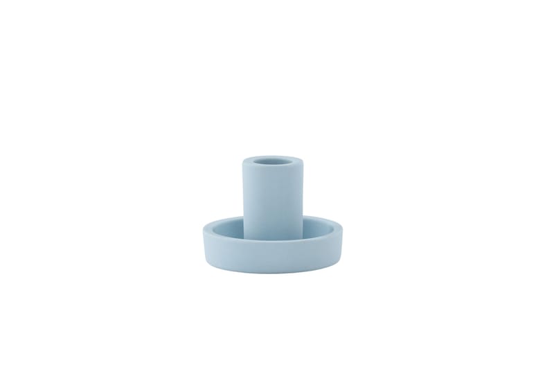 Ceco Ljusstake 11x5,6 cm - Ljusblå - Inredning - Ljus & dofter - Ljusstake & ljuslykta - Kandelaber & bordsljusstake