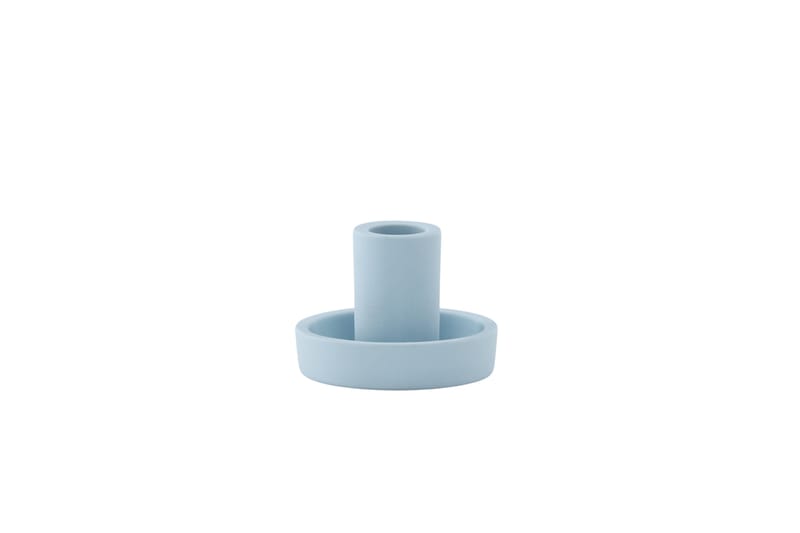 Ceco Ljusstake 11x5,6 cm - Ljusblå - Inredning - Ljus & dofter - Ljusstake & ljuslykta - Kandelaber & bordsljusstake