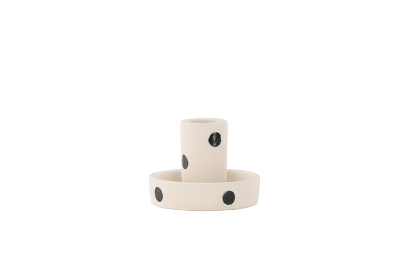 Ceco Ljusstake 11x5,6 cm - Vit - Inredning - Ljus & dofter - Ljusstake & ljuslykta - Kandelaber & bordsljusstake