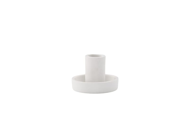 Ceco Ljusstake 11x5,6 cm - Vit - Inredning - Ljus & dofter - Ljusstake & ljuslykta - Kandelaber & bordsljusstake