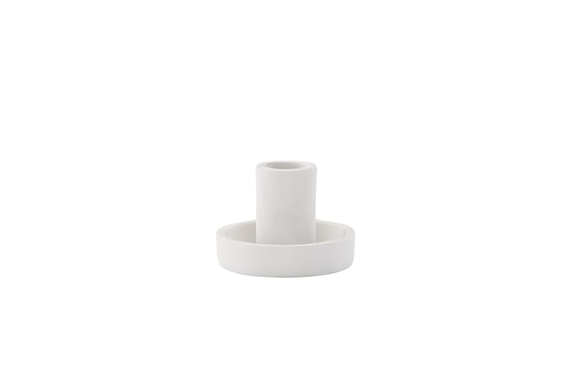 Ceco Ljusstake 11x5,6 cm - Vit - Inredning - Ljus & dofter - Ljusstake & ljuslykta - Kandelaber & bordsljusstake