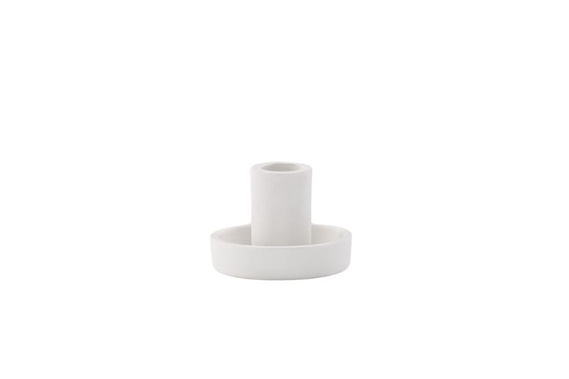 Ceco Ljusstake 11x5,6 cm - Vit - Inredning - Ljus & dofter - Ljusstake & ljuslykta - Kandelaber & bordsljusstake