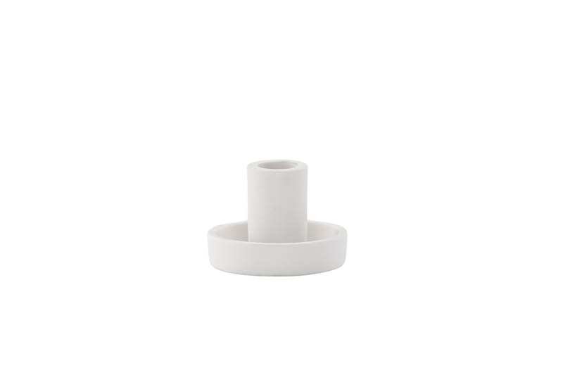 Ceco Ljusstake 11x5,6 cm - Vit - Inredning - Ljus & dofter - Ljusstake & ljuslykta - Kandelaber & bordsljusstake