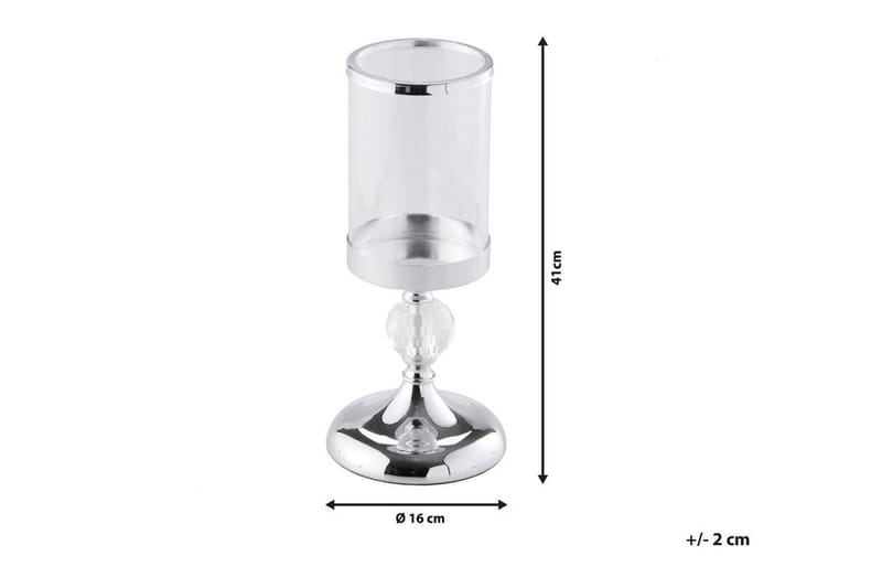 Cotui Ljusstake 41 cm - Silver - Kandelaber & bordsljusstake - Ljusstake & ljuslykta - Dekoration & inredningsdetaljer