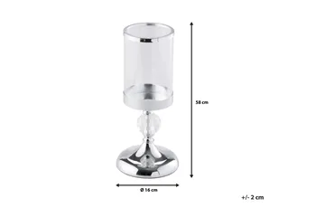 Cotui Ljusstake 41 cm - Silver - Inredning - Ljus & dofter - Ljusstake & ljuslykta - Kandelaber & bordsljusstake