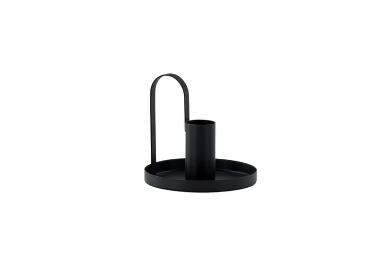 Crai Ljusstake 10x9 cm - Svart - Inredning - Ljus & dofter - Ljusstake & ljuslykta - Kandelaber & bordsljusstake