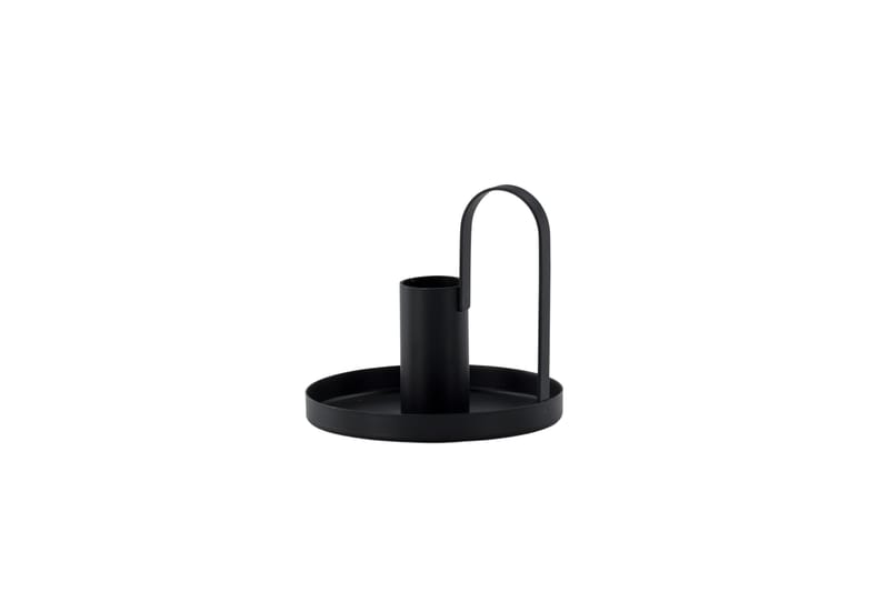 Crai Ljusstake 10x9 cm - Svart - Inredning - Ljus & dofter - Ljusstake & ljuslykta - Kandelaber & bordsljusstake