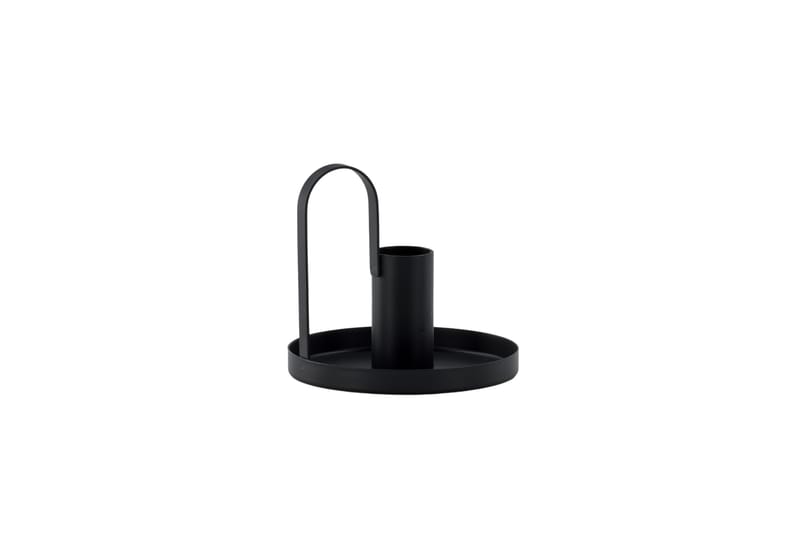 Crai Ljusstake 10x9 cm - Svart - Inredning - Ljus & dofter - Ljusstake & ljuslykta - Kandelaber & bordsljusstake