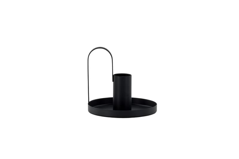Crai Ljusstake 10x9 cm - Svart - Inredning - Ljus & dofter - Ljusstake & ljuslykta - Kandelaber & bordsljusstake