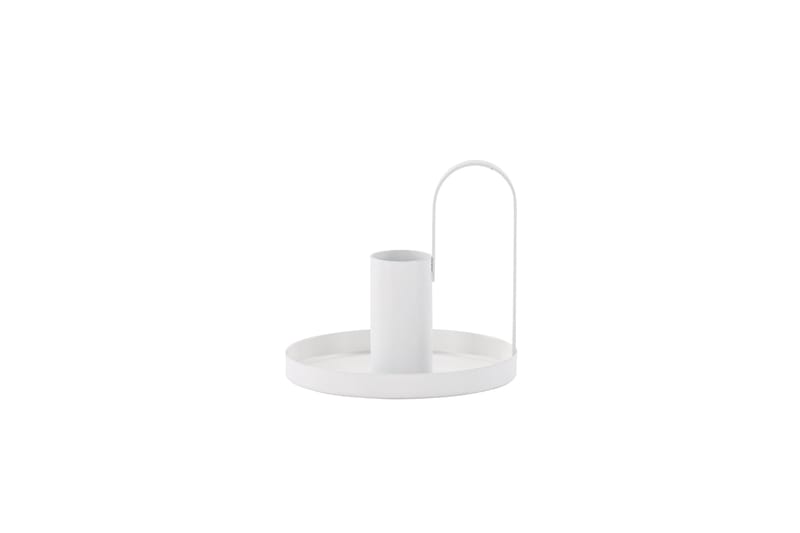 Crai Ljusstake 10x9 cm - Vit - Inredning - Ljus & dofter - Ljusstake & ljuslykta - Kandelaber & bordsljusstake