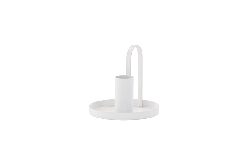 Crai Ljusstake 10x9 cm - Vit - Inredning - Ljus & dofter - Ljusstake & ljuslykta - Kandelaber & bordsljusstake
