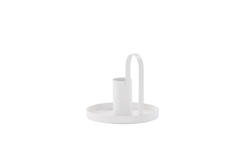 Crai Ljusstake 10x9 cm - Vit - Inredning - Ljus & dofter - Ljusstake & ljuslykta - Kandelaber & bordsljusstake