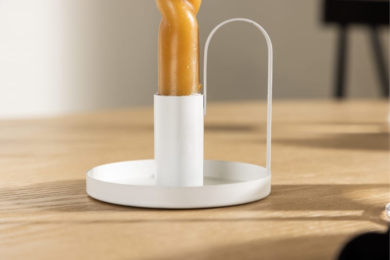 Crai Ljusstake 10x9 cm - Vit - Inredning - Ljus & dofter - Ljusstake & ljuslykta - Kandelaber & bordsljusstake