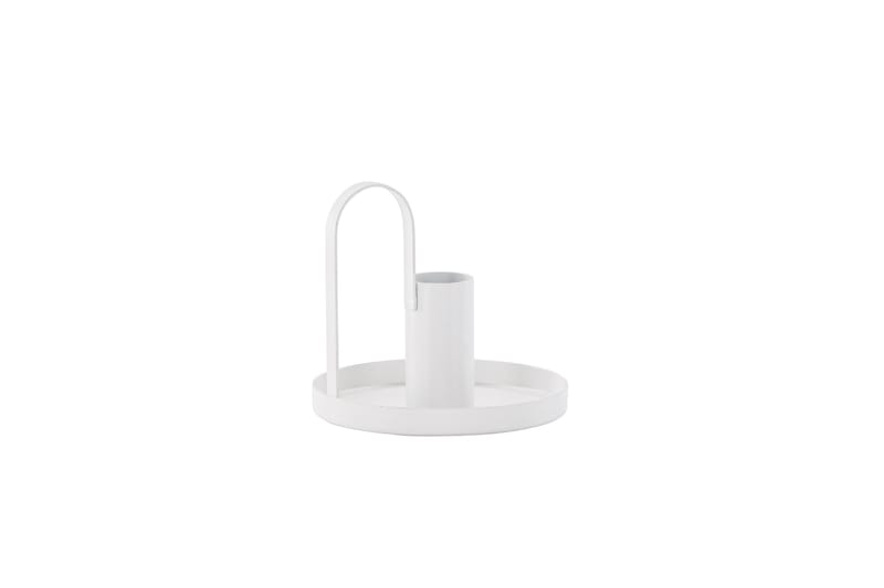 Crai Ljusstake 10x9 cm - Vit - Inredning - Ljus & dofter - Ljusstake & ljuslykta - Kandelaber & bordsljusstake