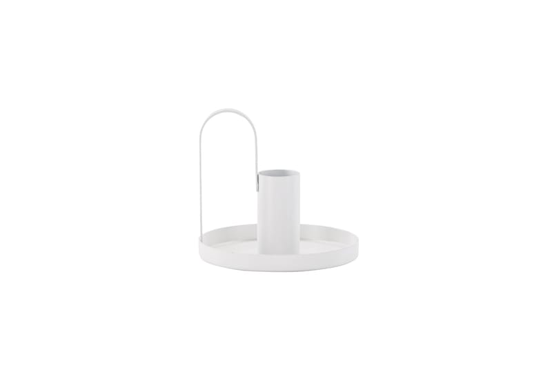 Crai Ljusstake 10x9 cm - Vit - Inredning - Ljus & dofter - Ljusstake & ljuslykta - Kandelaber & bordsljusstake