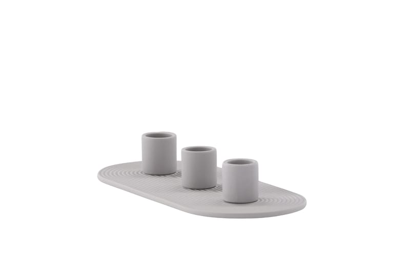 Dian Ljusstake 10,5x4 cm - Grå - Inredning - Ljus & dofter - Ljusstake & ljuslykta - Kandelaber & bordsljusstake