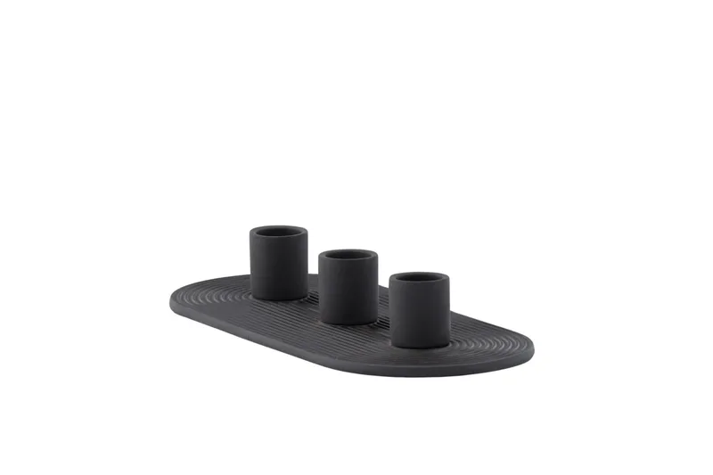 Dian Ljusstake 10,5x4 cm - Svart - Inredning - Ljus & dofter - Ljusstake & ljuslykta - Kandelaber & bordsljusstake