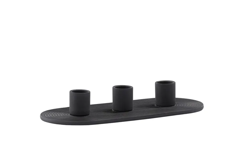 Dian Ljusstake 10,5x4 cm - Svart - Inredning - Ljus & dofter - Ljusstake & ljuslykta - Kandelaber & bordsljusstake