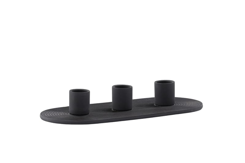 Dian Ljusstake 10,5x4 cm - Svart - Inredning - Ljus & dofter - Ljusstake & ljuslykta - Kandelaber & bordsljusstake