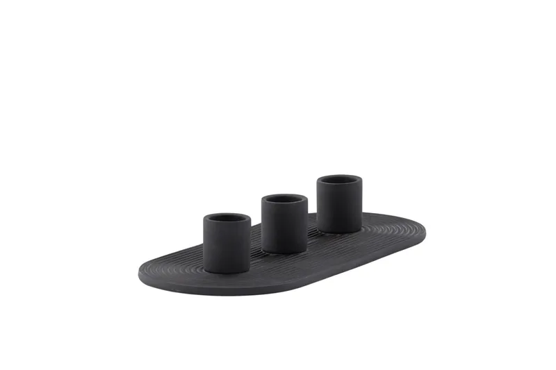 Dian Ljusstake 10,5x4 cm - Svart - Inredning - Ljus & dofter - Ljusstake & ljuslykta - Kandelaber & bordsljusstake