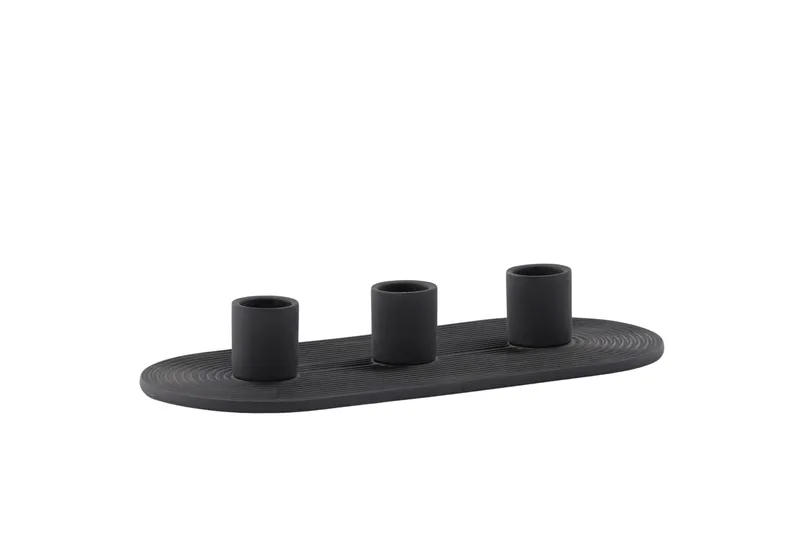 Dian Ljusstake 10,5x4 cm - Svart - Inredning - Ljus & dofter - Ljusstake & ljuslykta - Kandelaber & bordsljusstake