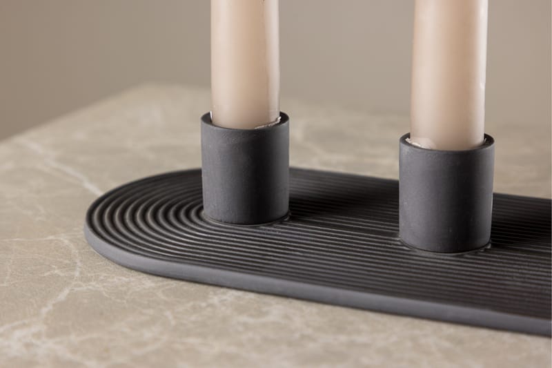 Dian Ljusstake 10,5x4 cm - Svart - Inredning - Ljus & dofter - Ljusstake & ljuslykta - Kandelaber & bordsljusstake