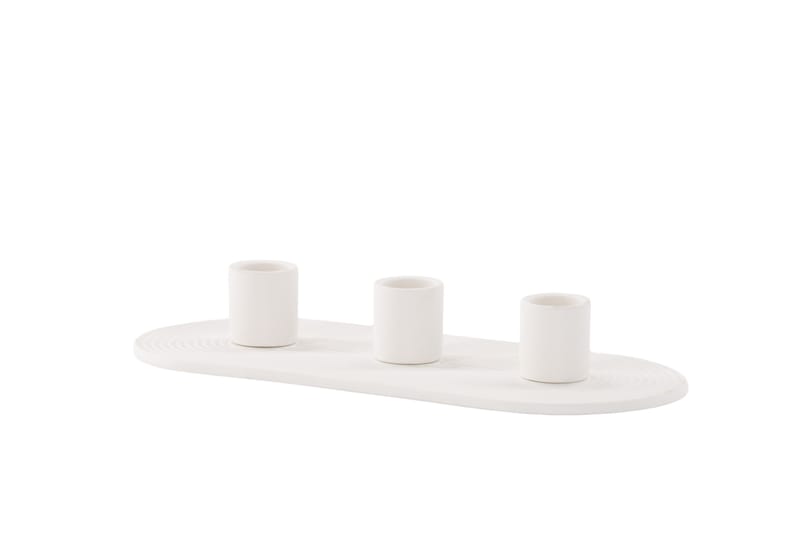 Dian Ljusstake 10,5x4 cm - Vit - Inredning - Ljus & dofter - Ljusstake & ljuslykta - Kandelaber & bordsljusstake