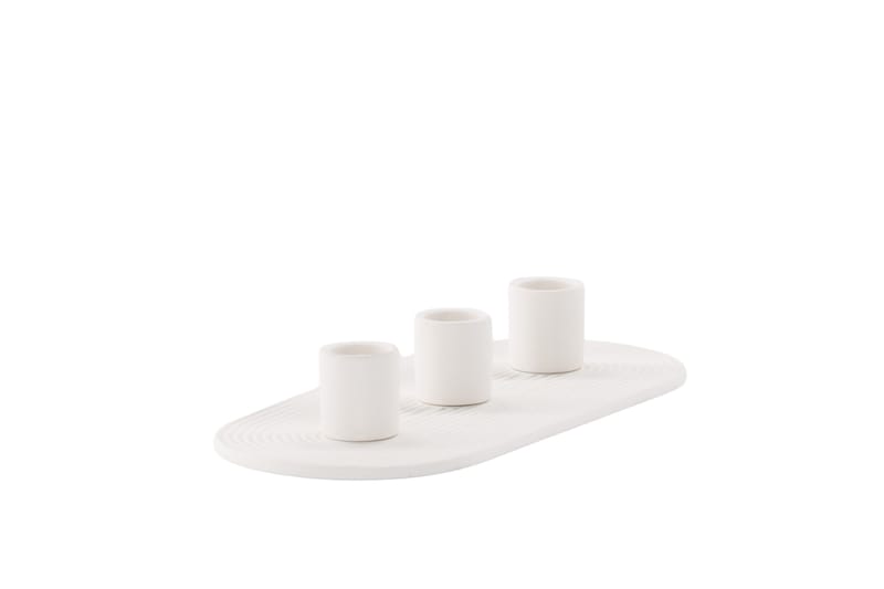 Dian Ljusstake 10,5x4 cm - Vit - Inredning - Ljus & dofter - Ljusstake & ljuslykta - Kandelaber & bordsljusstake