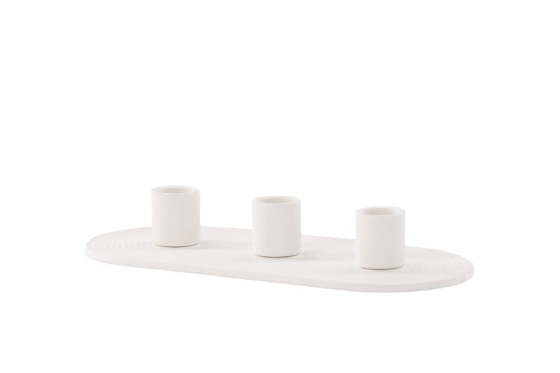 Dian Ljusstake 10,5x4 cm - Vit - Inredning - Ljus & dofter - Ljusstake & ljuslykta - Kandelaber & bordsljusstake