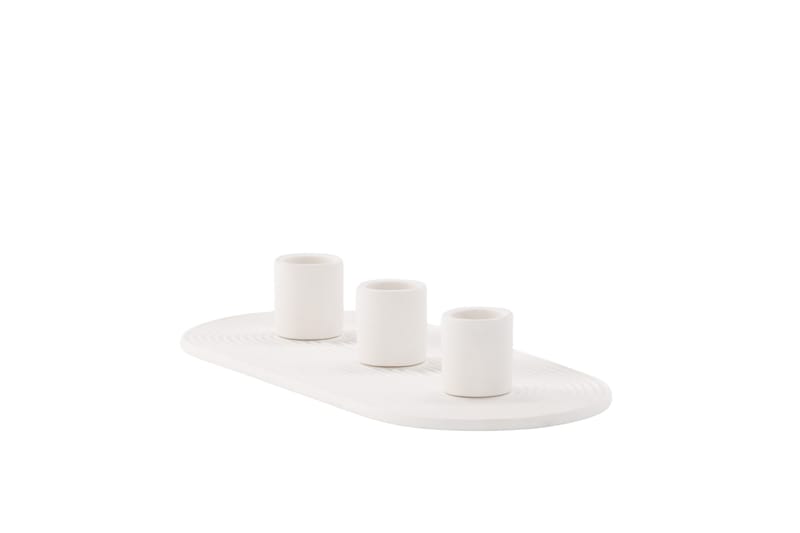 Dian Ljusstake 10,5x4 cm - Vit - Inredning - Ljus & dofter - Ljusstake & ljuslykta - Kandelaber & bordsljusstake