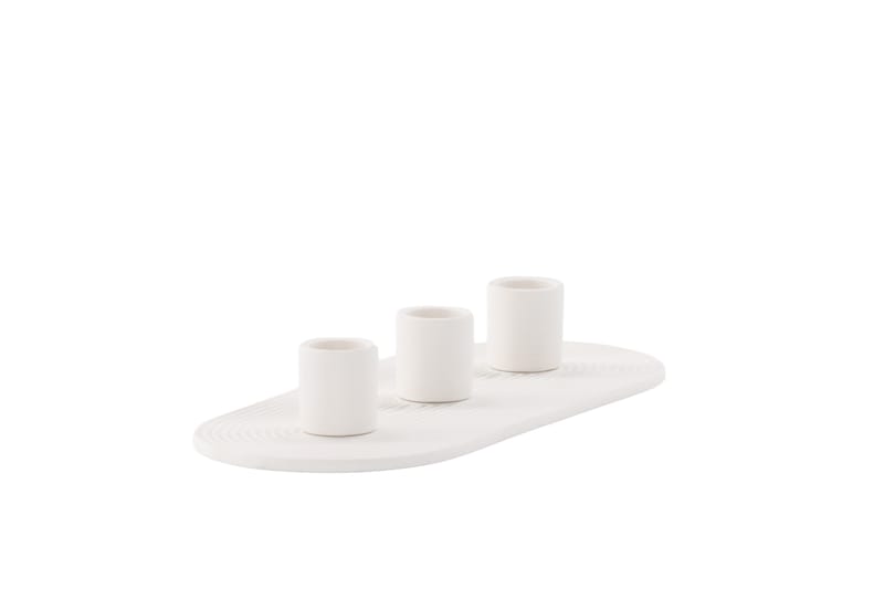 Dian Ljusstake 10,5x4 cm - Vit - Inredning - Ljus & dofter - Ljusstake & ljuslykta - Kandelaber & bordsljusstake