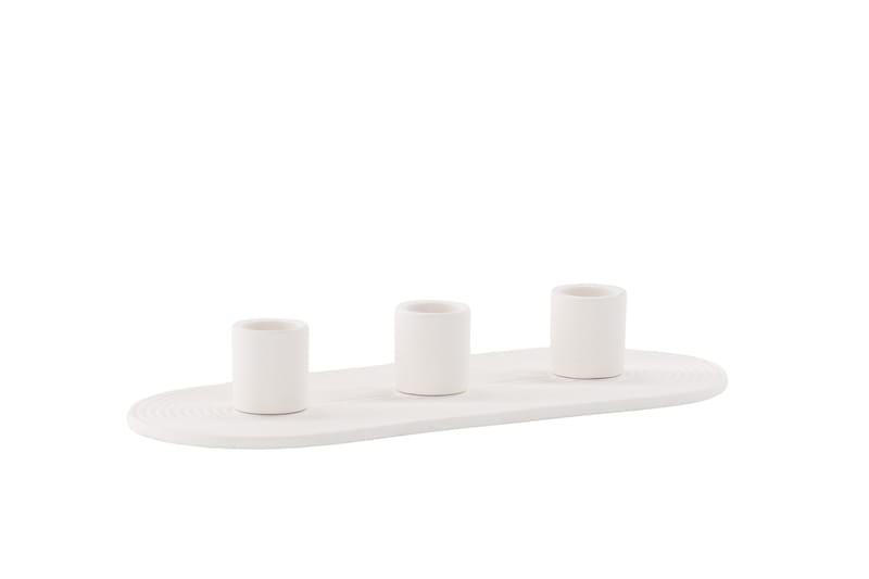 Dian Ljusstake 10,5x4 cm - Vit - Inredning - Ljus & dofter - Ljusstake & ljuslykta - Kandelaber & bordsljusstake