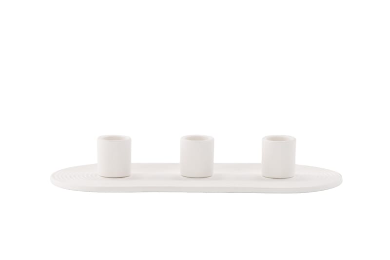Dian Ljusstake 10,5x4 cm - Vit - Inredning - Ljus & dofter - Ljusstake & ljuslykta - Kandelaber & bordsljusstake