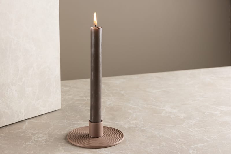 Dian Ljusstake 12x4 cm - Brun - Inredning - Ljus & dofter - Ljusstake & ljuslykta - Kandelaber & bordsljusstake