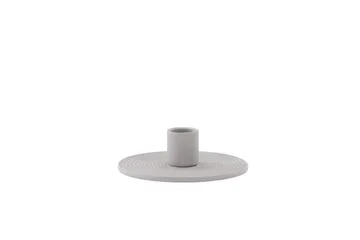 Dian Ljusstake 12x4 cm - Grå - Inredning - Ljus & dofter - Ljusstake & ljuslykta - Kandelaber & bordsljusstake
